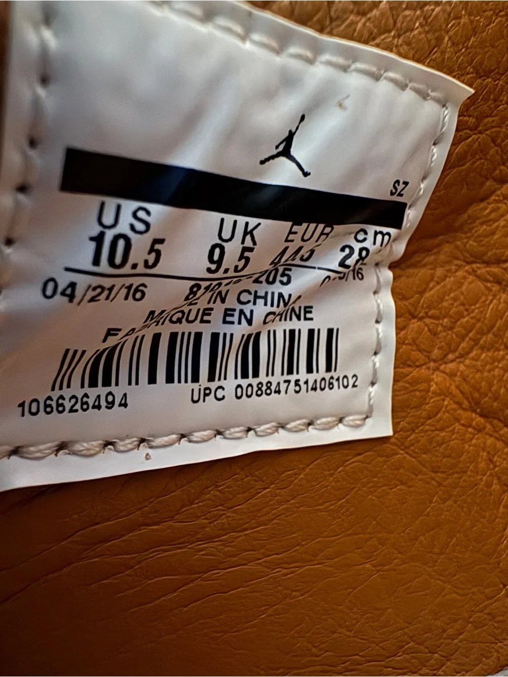Air Jordan 4 premium Ginger Wheat Size 10.5 Used in Great Condition Og All.